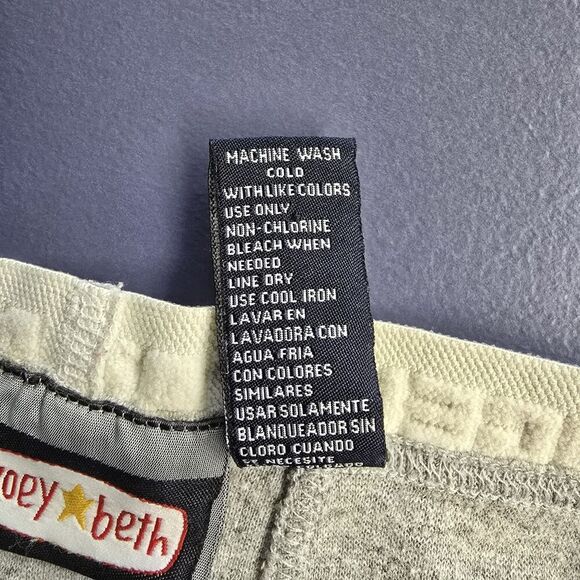 Zoey & Beth: Angel Mini Skirt  Gray Size Medium  Jrs Y2k Vintage (A44) - Picture 4 of 5